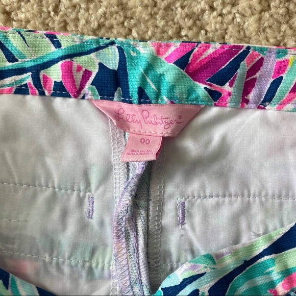 💐SOLD💐 Lilly Pulitzer Magnolia Shorts Slathouse Soirée Size 00 - Picture 3 of 5